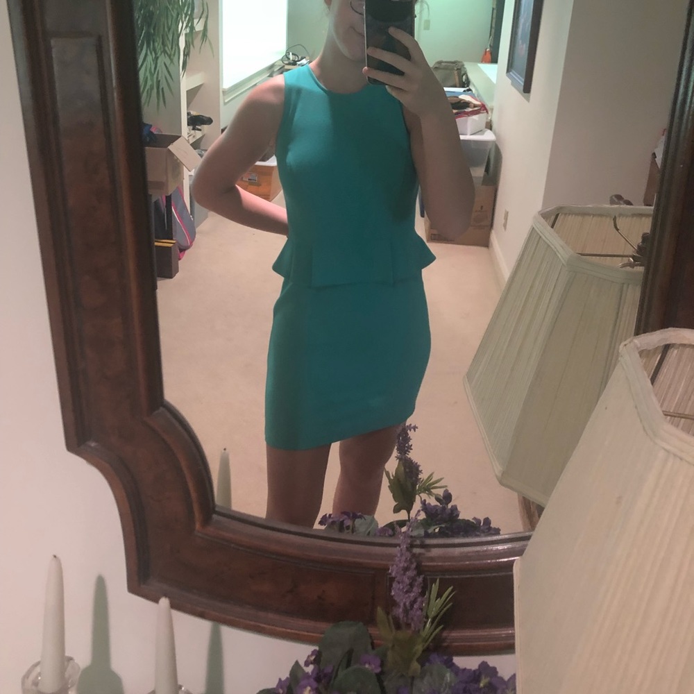 Loft greenish blue dress